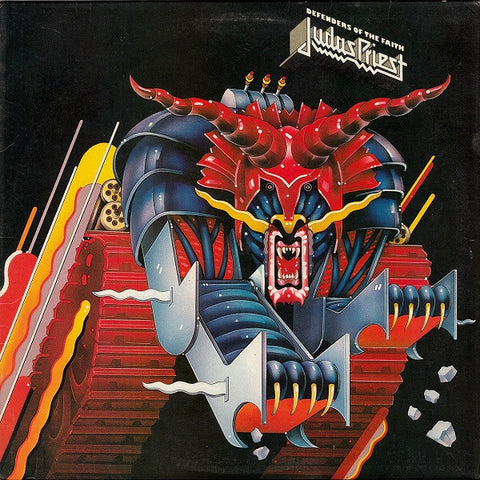 Judas Priest : Defenders Of The Faith (LP, Album, Pit)