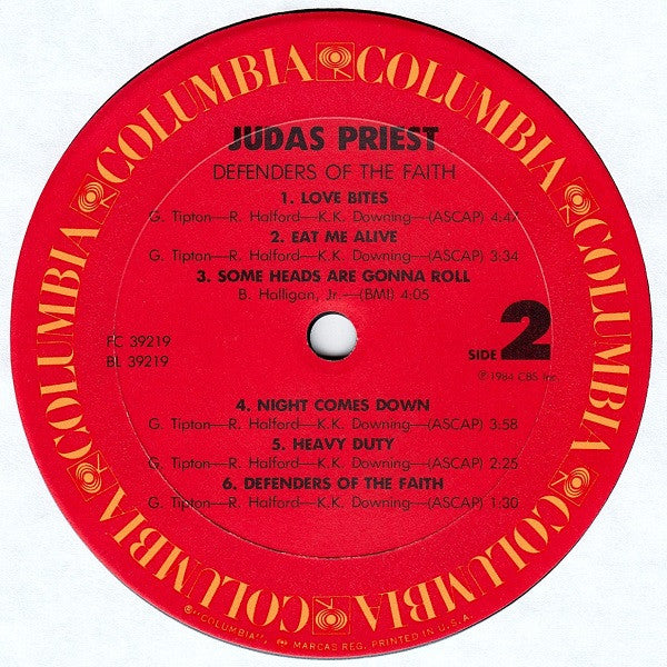 Judas Priest : Defenders Of The Faith (LP, Album, Pit)