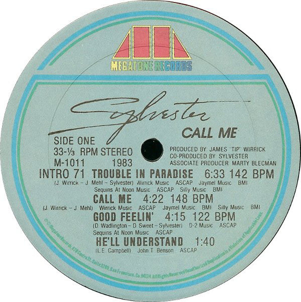 Sylvester : Call Me (LP, Album)