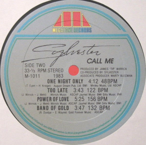 Sylvester : Call Me (LP, Album)