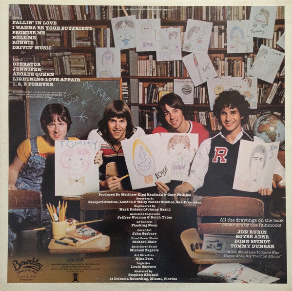 The Rubinoos : Back To The Drawing Board (LP, Album)