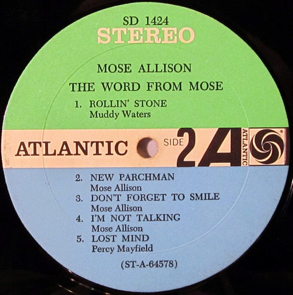 Mose Allison : The Word From Mose (LP, Album)