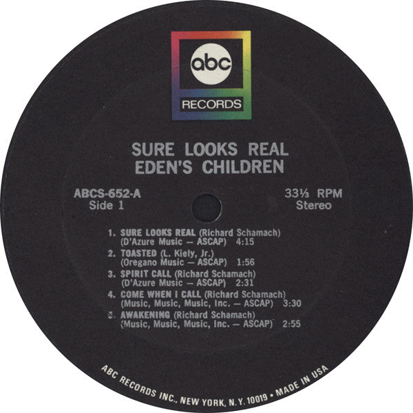 Eden's Children : Sure Looks Real (LP, Album)