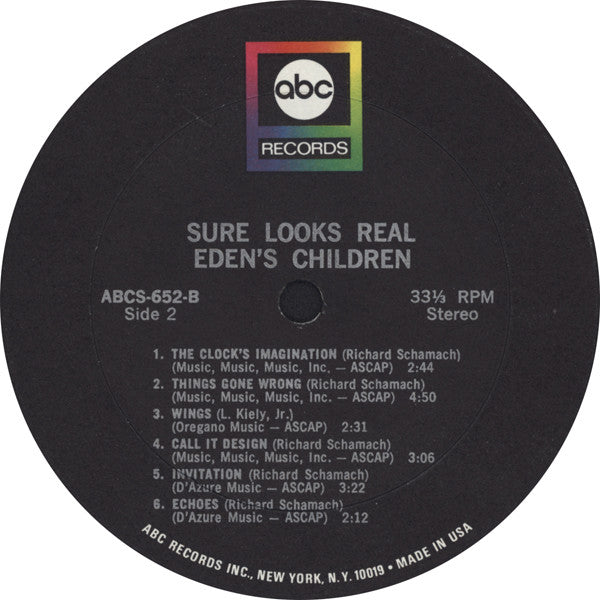 Eden's Children : Sure Looks Real (LP, Album)