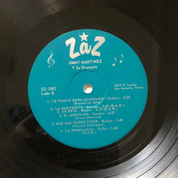 Jimmy Martinez Y Su Orquesta : Jimmy Martinez Y Su Orquesta (LP)