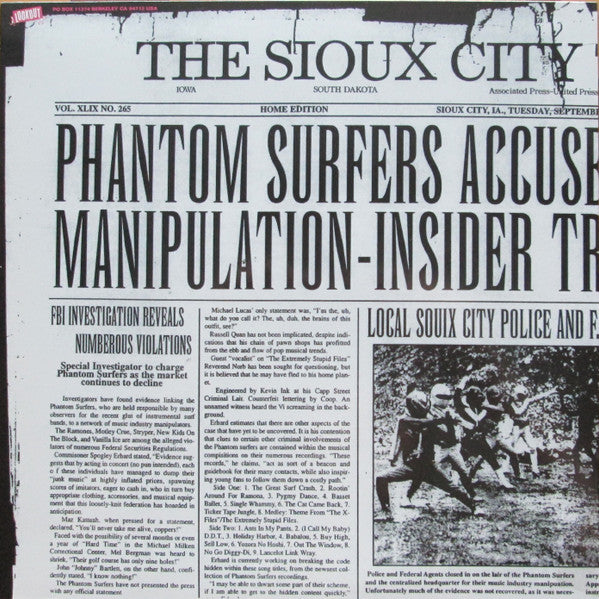 The Phantom Surfers : The Great Surf Crash Of '97 (LP, Album)
