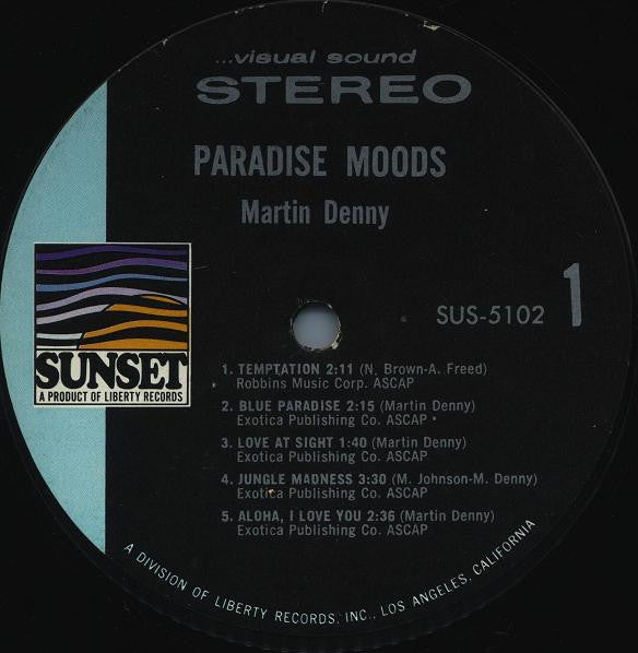 Martin Denny : Paradise Moods (LP, Comp)