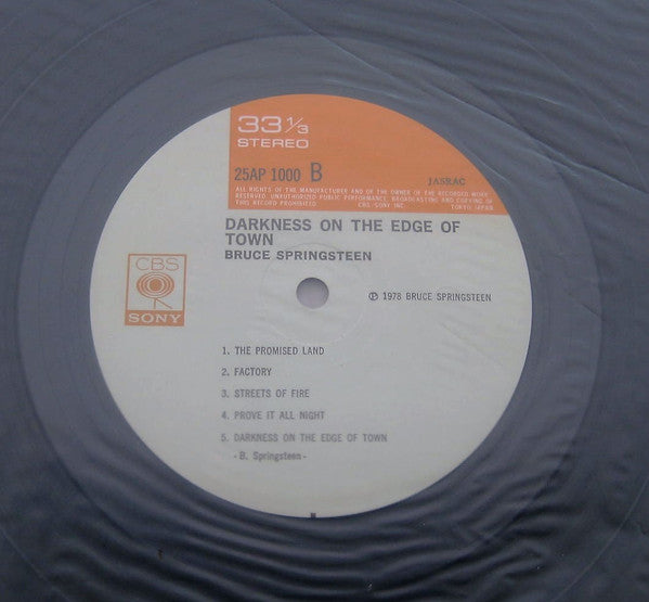 Bruce Springsteen : Darkness On The Edge Of Town (LP, Album)