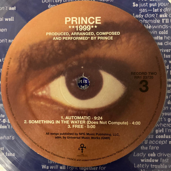 Prince : 1999 (2xLP, Album, RE, RM, Cle)