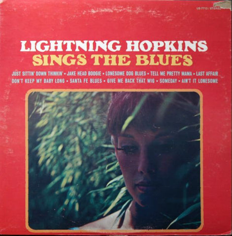 Lightnin' Hopkins : Sings The Blues (LP, Comp, RE)