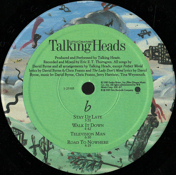 Talking Heads : Little Creatures (LP, Album, Spe)