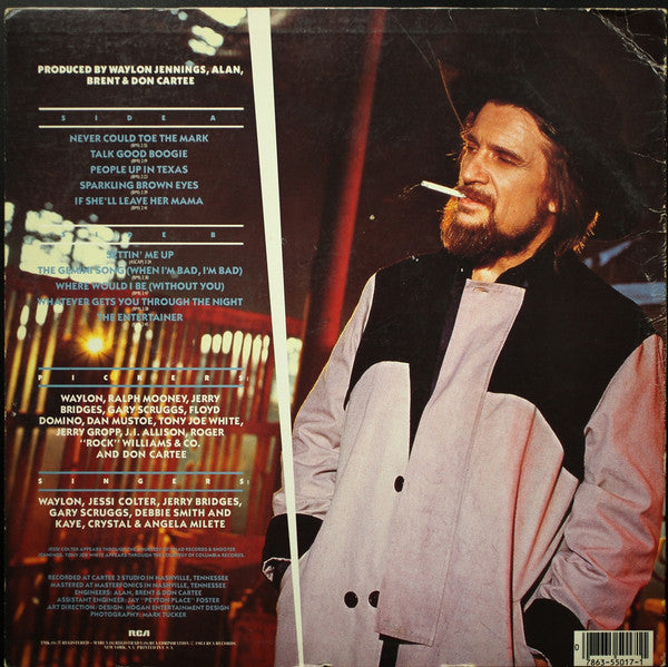 Waylon Jennings : Never Could Toe The Mark (LP, Album)