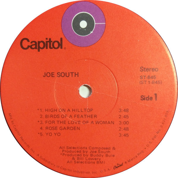 Joe South : Joe South (LP, Album)