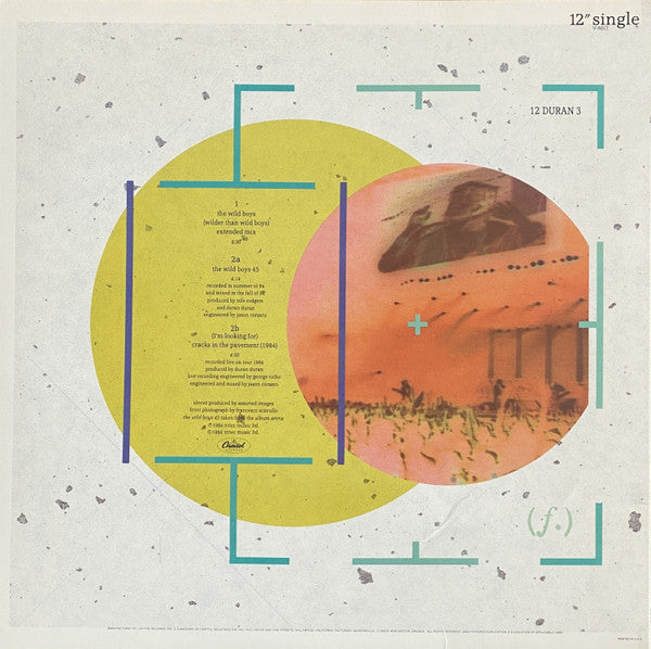 Duran Duran : The Wild Boys (12", Single, Jac)