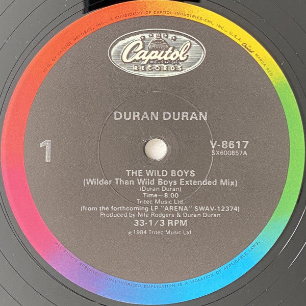 Duran Duran : The Wild Boys (12", Single, Jac)