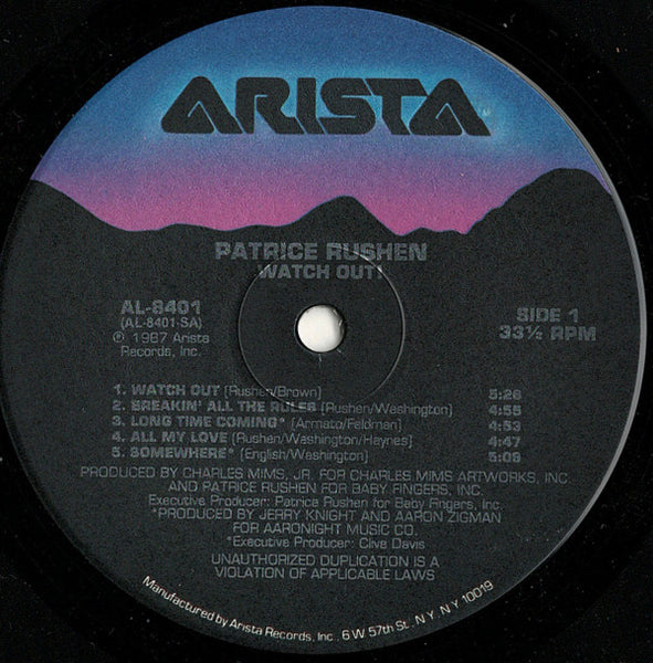 Patrice Rushen : Watch Out! (LP, Album, RCA)