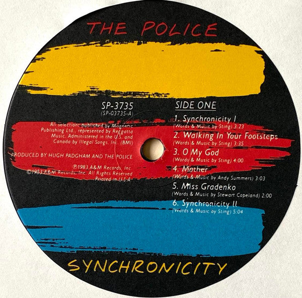 The Police : Synchronicity (LP, Album, YBR)