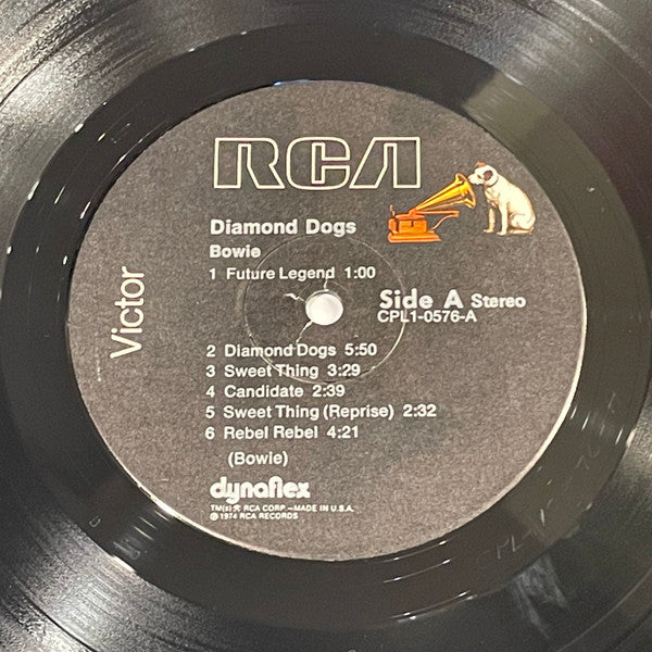 David Bowie : Diamond Dogs (LP, Album, RE, Ind)
