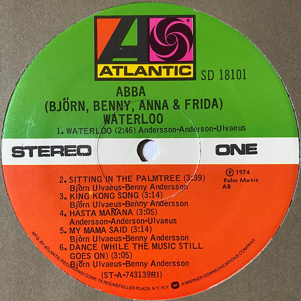 ABBA, Björn, Benny, Anna & Frida* : Waterloo (LP, Album, RI )