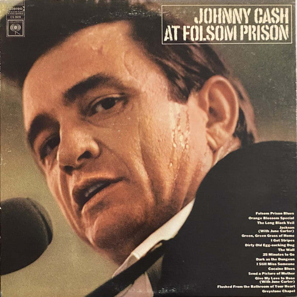 Johnny Cash : At Folsom Prison (LP, Album, San)