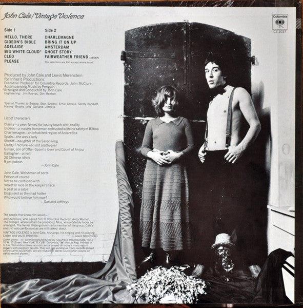 John Cale : Vintage Violence (LP, Album, RP, Ter)