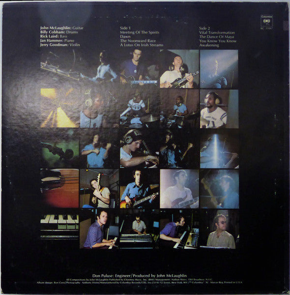 The Mahavishnu Orchestra* With John McLaughlin : The Inner Mounting Flame (LP, Album, San)