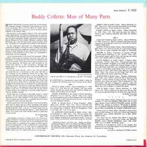 Buddy Collette : Man Of Many Parts (LP, Album, RCA)