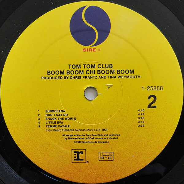 Tom Tom Club : Boom Boom Chi Boom Boom (LP, Album)