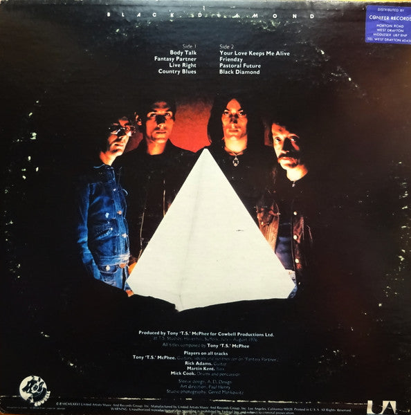 Groundhogs* : Black Diamond (LP, Album, Ter)