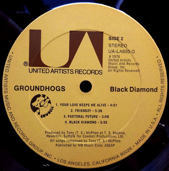 Groundhogs* : Black Diamond (LP, Album, Ter)