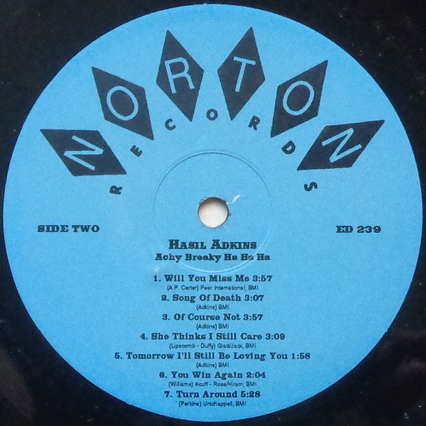 Hasil Adkins : Achy Breaky Ha Ha Ha (Commodity Country Stylings) (LP)