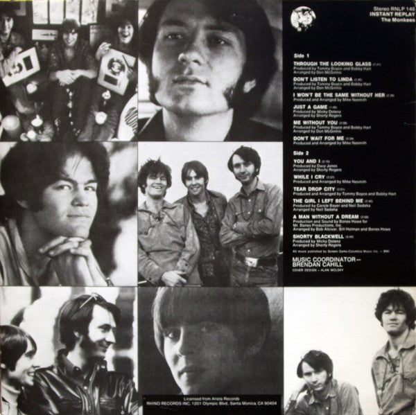 The Monkees : Instant Replay (LP, Album, RE)