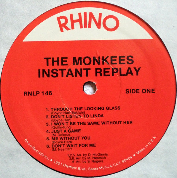 The Monkees : Instant Replay (LP, Album, RE)