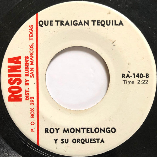 Roy Montelongo Y Su Orquesta : Por Amor Al Dinero (7")