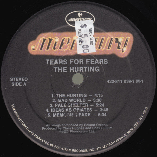 Tears For Fears : The Hurting (LP, Album, RE, Hau)