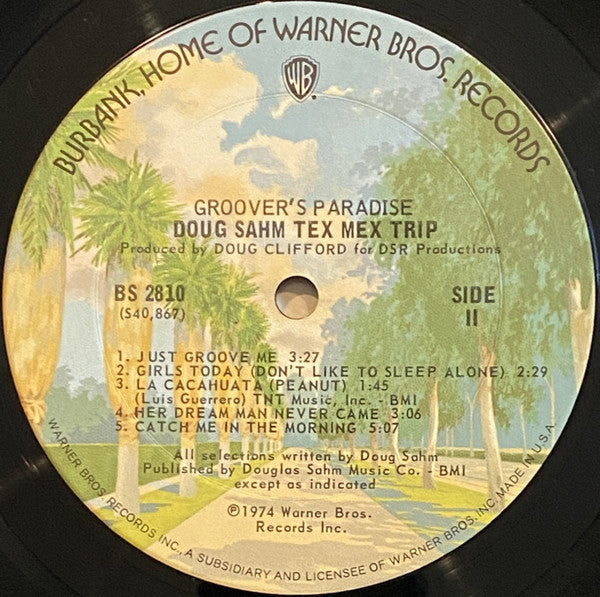 Doug Sahm Tex Mex Trip* : Groovers Paradise (LP, Album, San)
