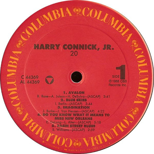 Harry Connick, Jr. : 20 (LP, Album, Car)