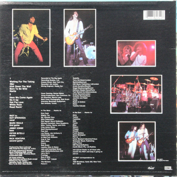 Riot (4) : Narita (LP, Album, RE, Jac)