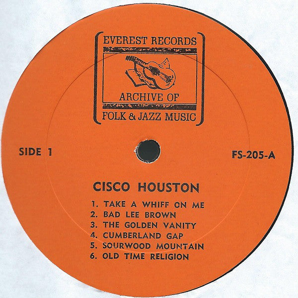 Cisco Houston : Cisco Houston (LP, Album)