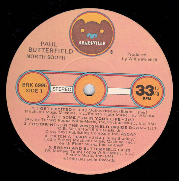 Paul Butterfield : North South (LP, Album, Jac)