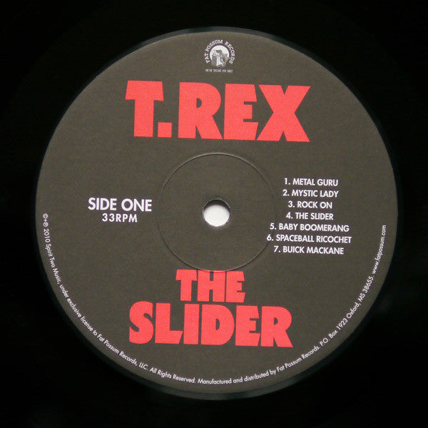 T. Rex : The Slider (LP, Album, RE, 180)