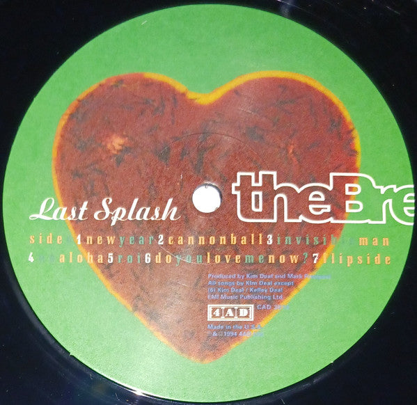 The Breeders : Last Splash (LP, Album, RE)