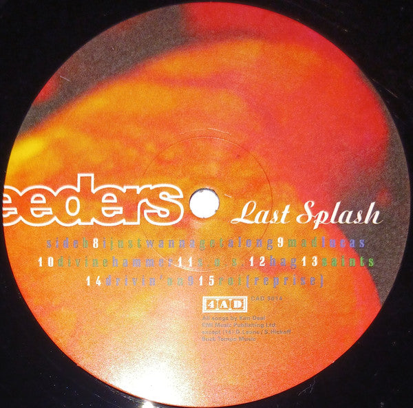 The Breeders : Last Splash (LP, Album, RE)