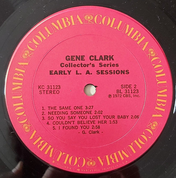Gene Clark : Collector's Series: Early L.A. Sessions (LP, Album, Pit)