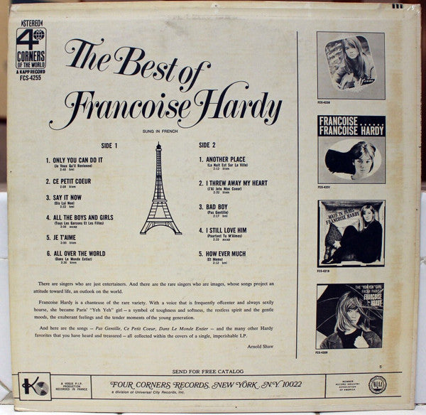 Françoise Hardy : The Best Of Françoise Hardy (LP, Comp)