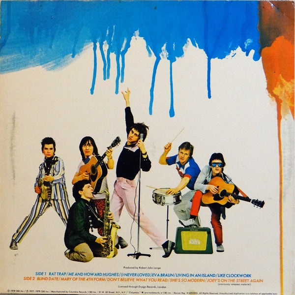 The Boomtown Rats : A Tonic For The Troops (LP, Album, Mon)