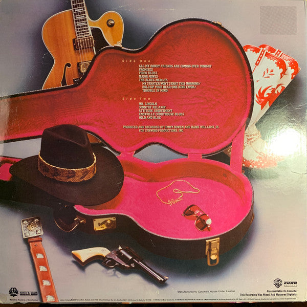Hank Williams, Jr.* : Major Moves (LP, Album, Club, Car)