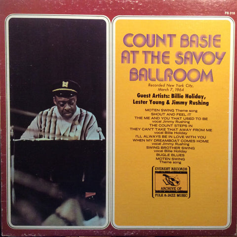 Count Basie : At The Savoy Ballroom (LP)