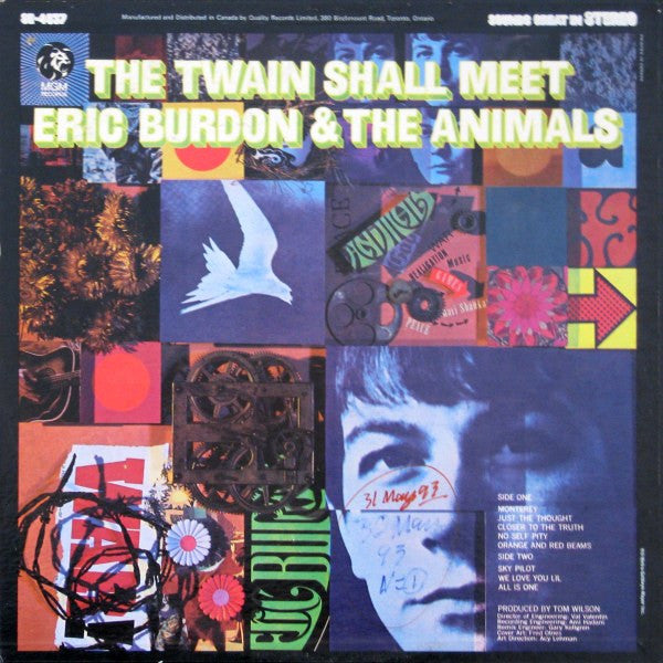 Eric Burdon & The Animals : The Twain Shall Meet (LP, Album, RP)