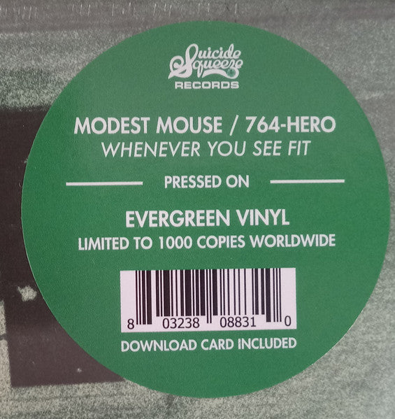 Modest Mouse / 764-HERO : Whenever You See Fit (12", EP, Ltd, RE, Eve)